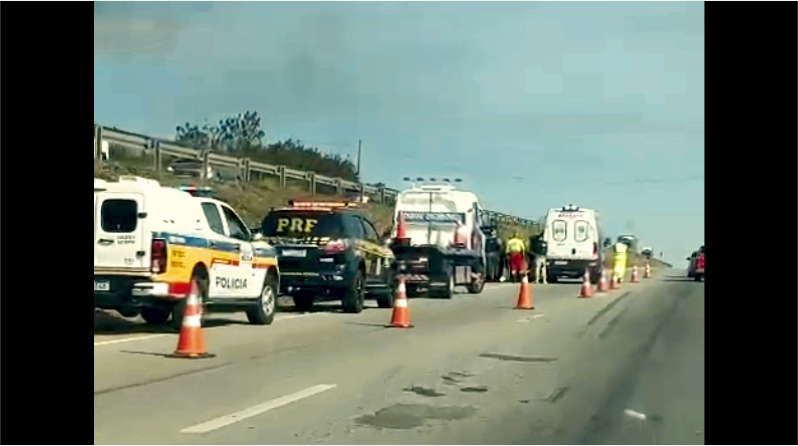 Acidente na BR-262 mata motociclista de 18 anos