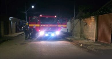 Incêndio em botijão de gás deixa mulher ferida