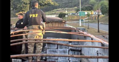 PRF apreende carreta com duas toneladas de maconha